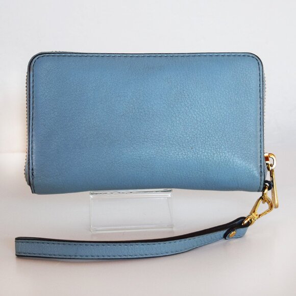 MICHAEL Michael Kors Leather Zip Around Wristlet Wallet - Picture 5 of 17